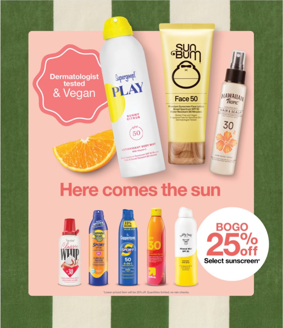 page from Target ad