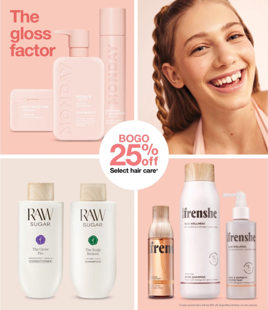 page from Target ad