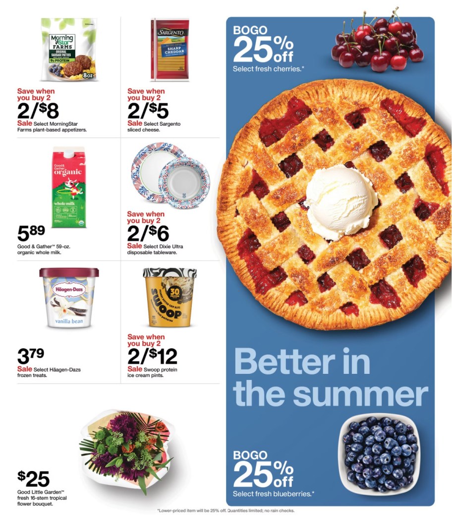 page from Target ad