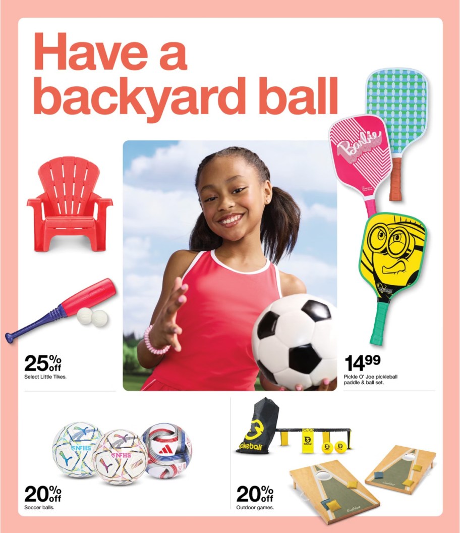 page from Target ad