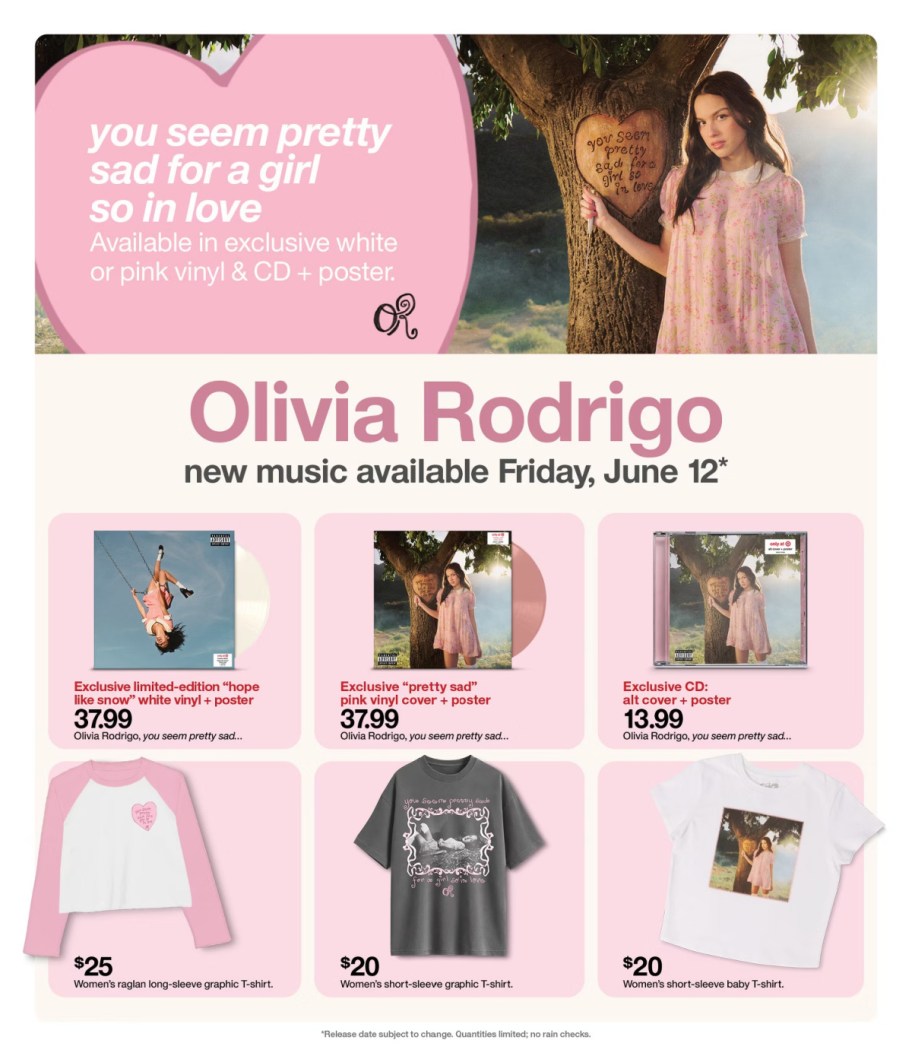 page from Target ad
