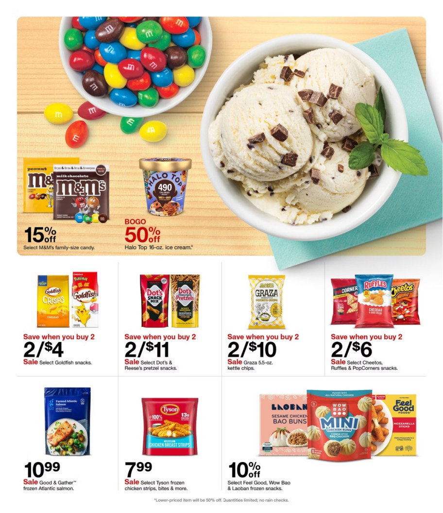 page from Target ad