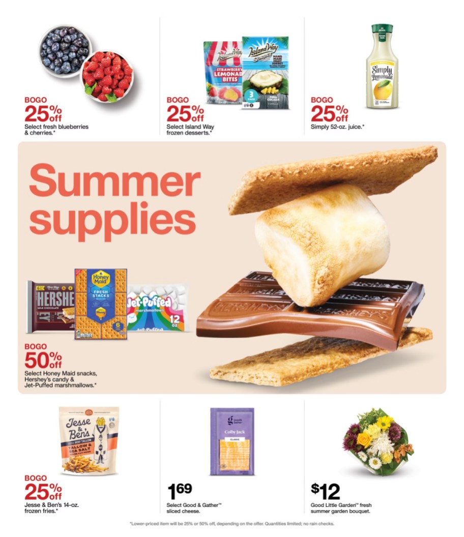 page from Target ad