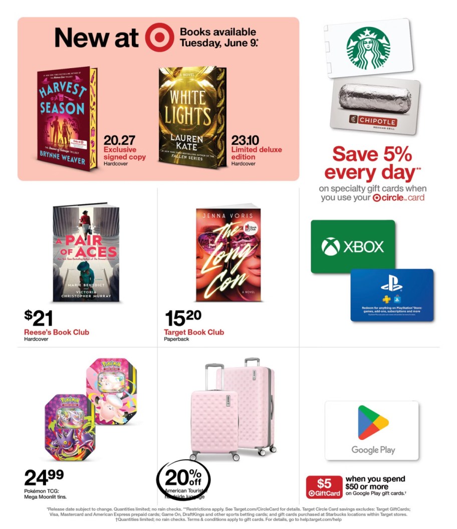 page from Target ad