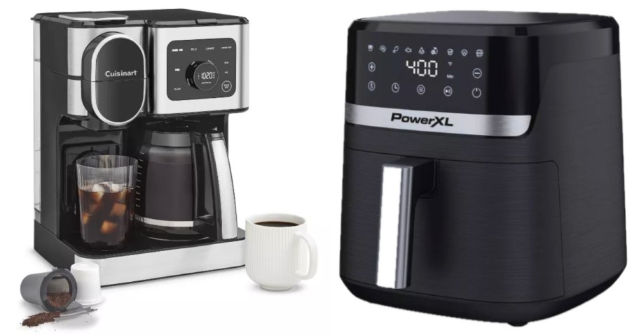 coffee maker and air fryer