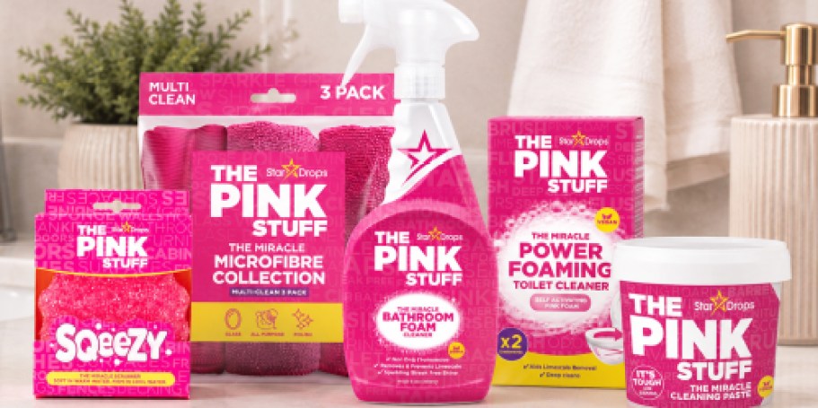 The Pink Stuff Bathroom Cleaning Kit Just $16 Shipped on Amazon (Reg. $25)
