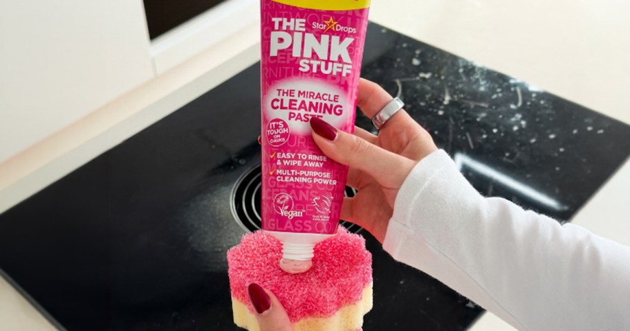The Pink Stuff Cleaner Squeezable Tube Only $3.58 Shipped on Amazon!