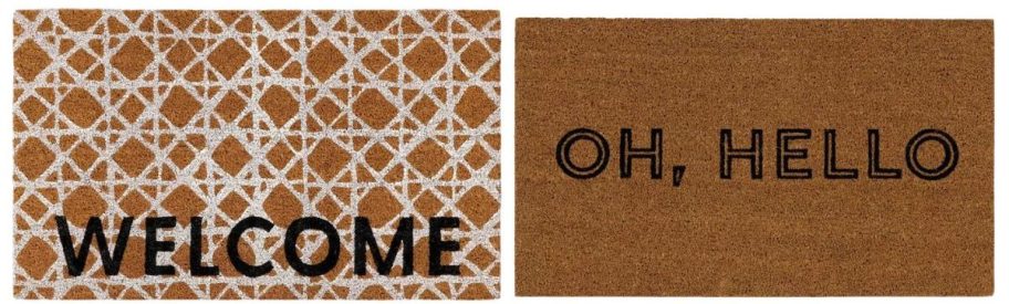 Threshold welcome and oh, hello Doormats