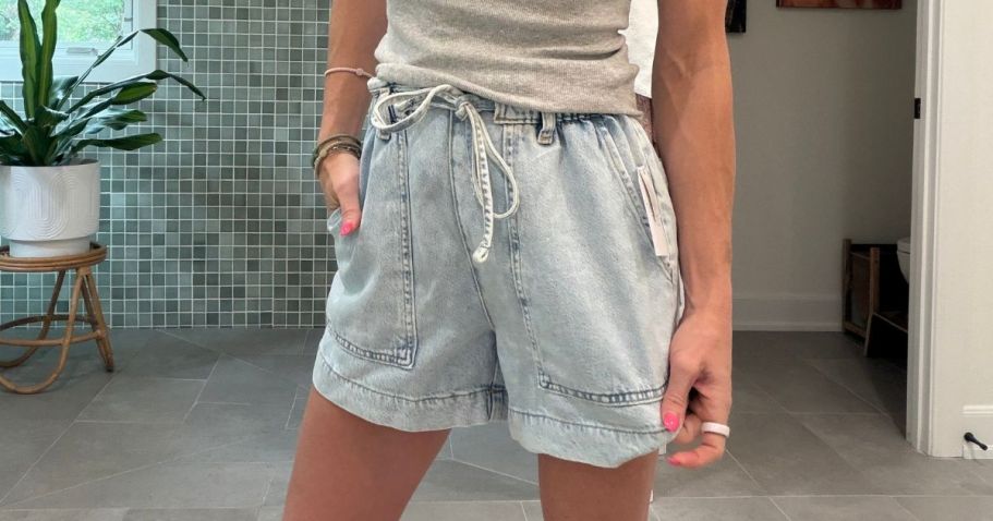 Trendy Walmart Time and Tru Drawstring Shorts (Collin Tested & Approved!)