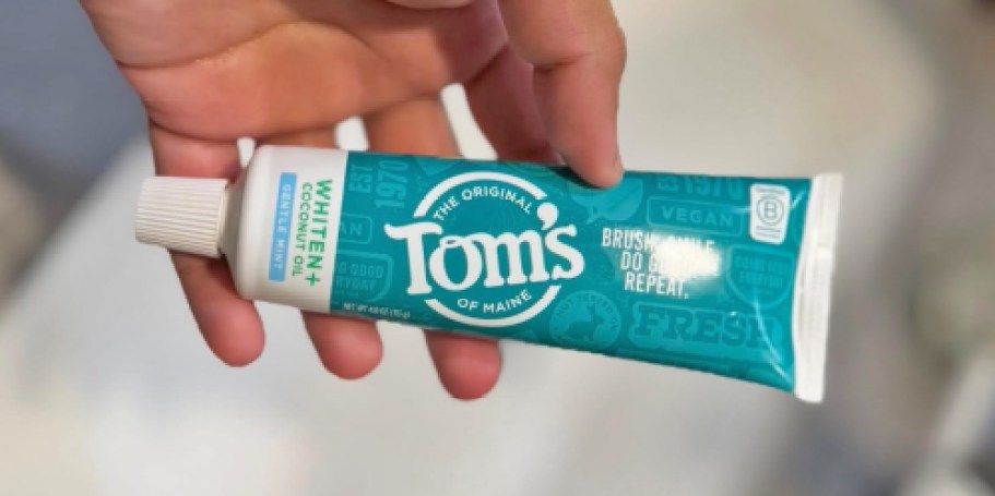 Tom’s of Maine Toothpaste Only $1.70 Shipped on Amazon (Regularly $6)