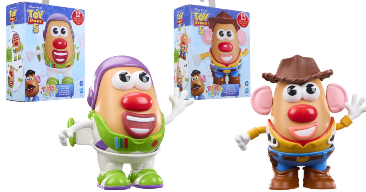 Toy Story Fans! Buzz & Woody Mr. Potato Heads Only $9.99 on