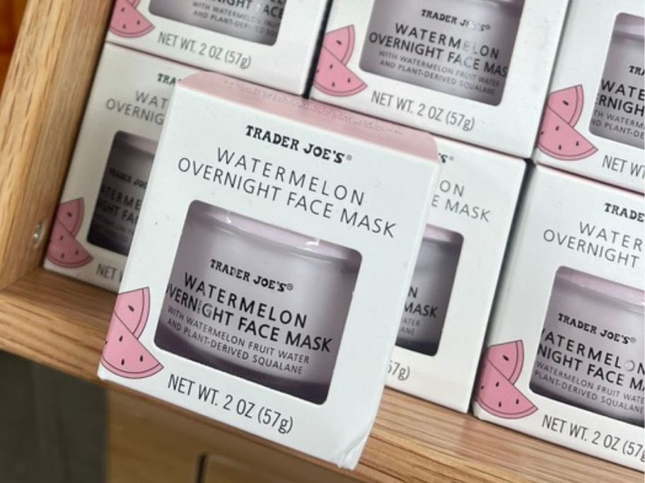 Trader Joe's Watermelon Overnight Face Masks in store