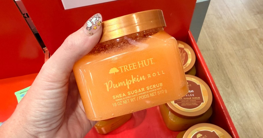 Tree Hut Pumpkin Roll Sugar Scrub Only $4.99 on Amazon (Regularly $10)