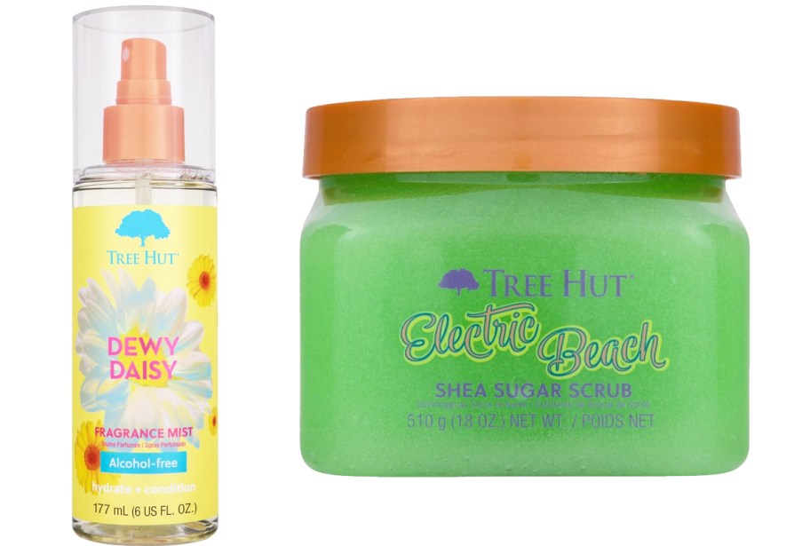 tree hut spray and sugar scrub