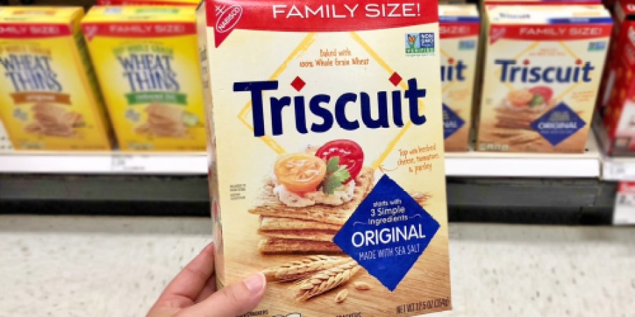 Triscuit Crackers Family Size Box Only $2 Shipped on Amazon