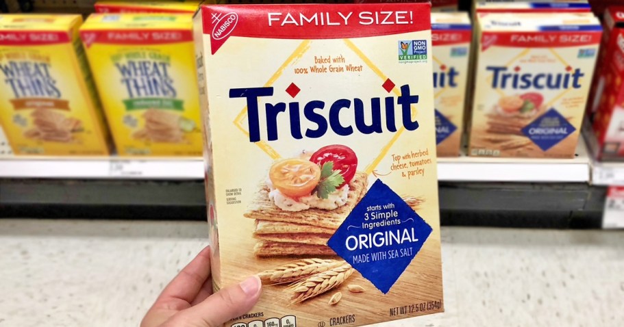 Triscuit Crackers Family Size Box Only $2 Shipped on Amazon