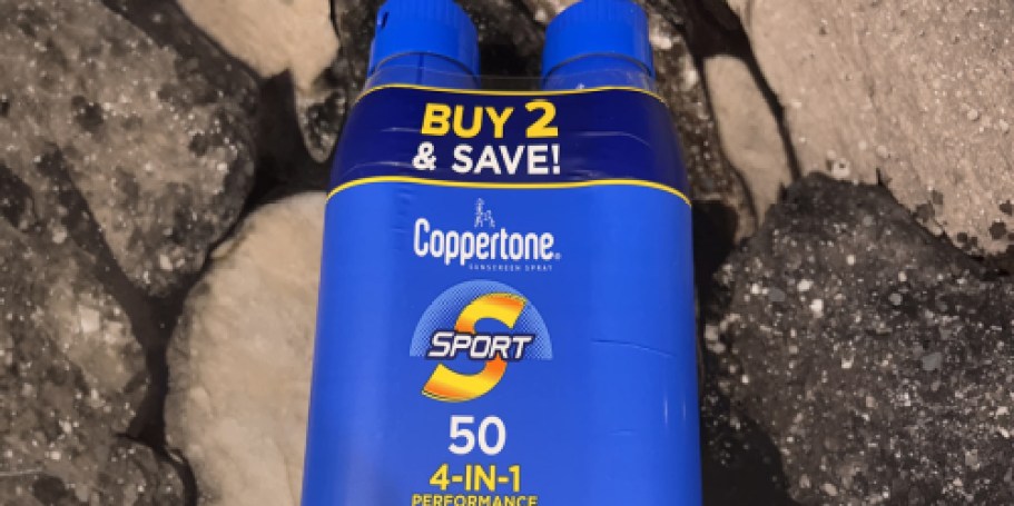 TWO Coppertone Sport SPF 50 Sprays Just $6.88 Shipped on Amazon