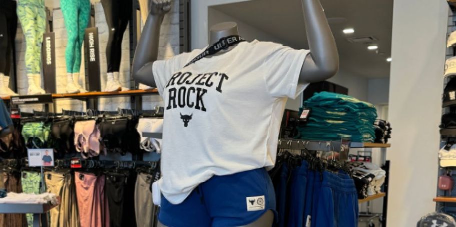 EXTRA 50% Off Under Armour Promo Code = Tees, Shorts & More from $5