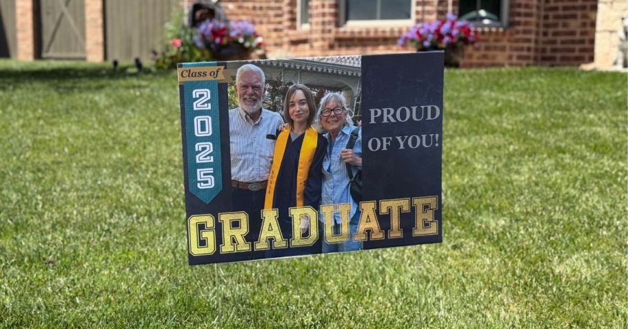 Walgreens Custom Yard Signs Just $12 w/ Free Same-Day Pickup (+ Clever Decor Hack!)