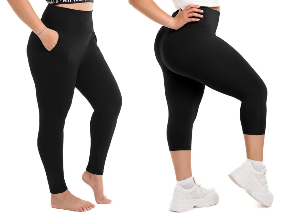 Walifrey Plus Size Women's Leggings and Walifrey Plus Size Women's Capri&nbsp;Leggings