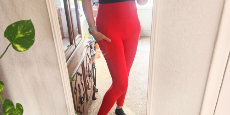 Women’s Leggings from $4 on Amazon (Yep, They Have Pockets!)