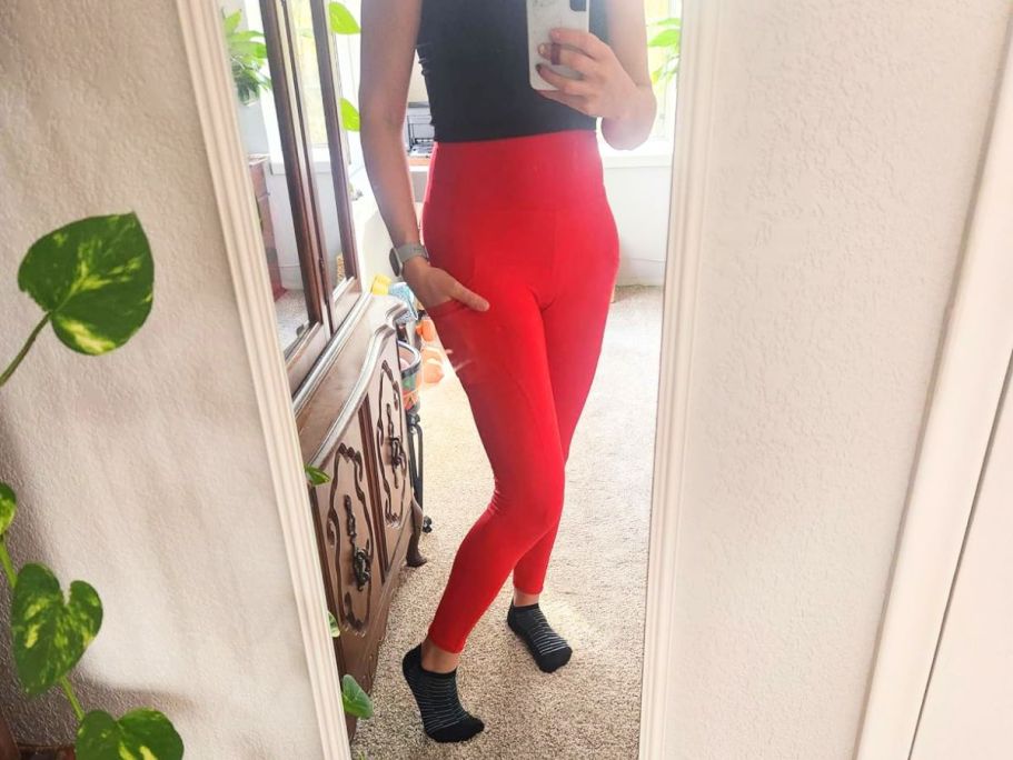Women’s Leggings from $4 on Amazon (Yep, They Have Pockets!)