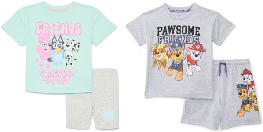 Stock images of two clothing sets