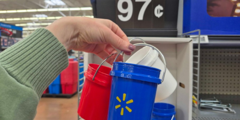 Walmart Just Dropped Mini Buckets (+ They’re Under $1!)
