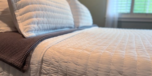 Pottery Barn Look for Less? This Cozy Quilt Set Is Only $25 Shipped