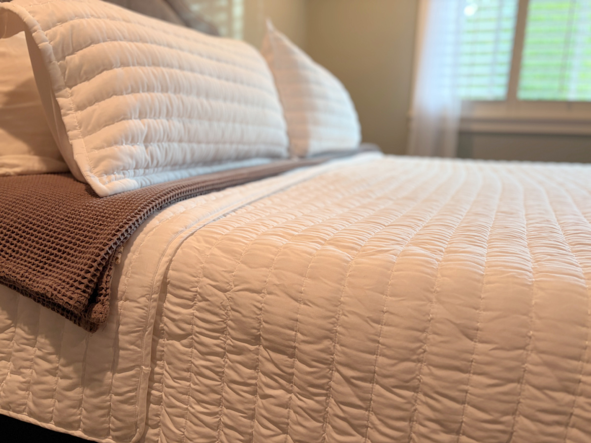 Pottery Barn Look for Less: Chic Quilted Bedding Set Just $25 Shipped