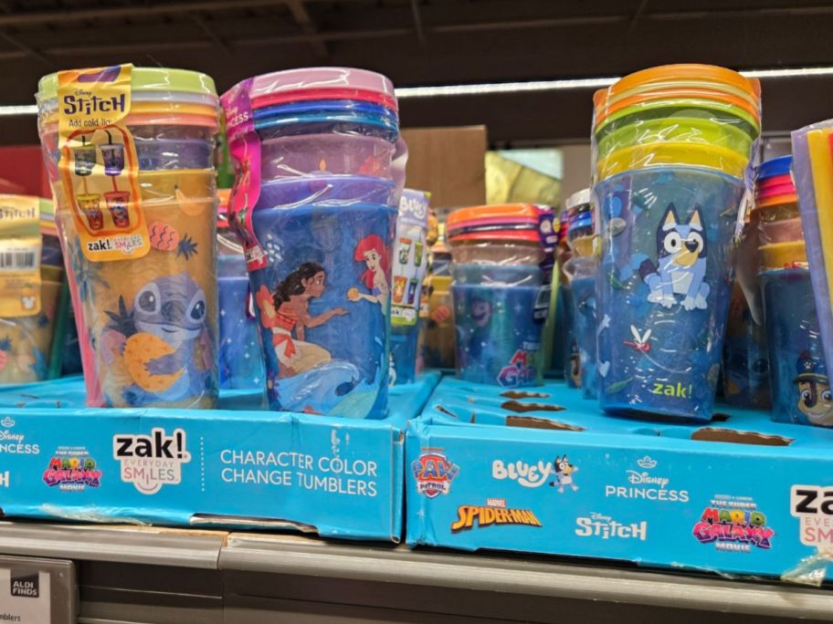 Zak! Character Color Change Tumblers in store