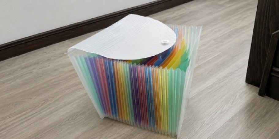 Huge 26-Pocket Accordion File Organizer Just $11.89 on Amazon