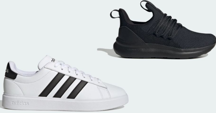Stock images of two adidas shoes