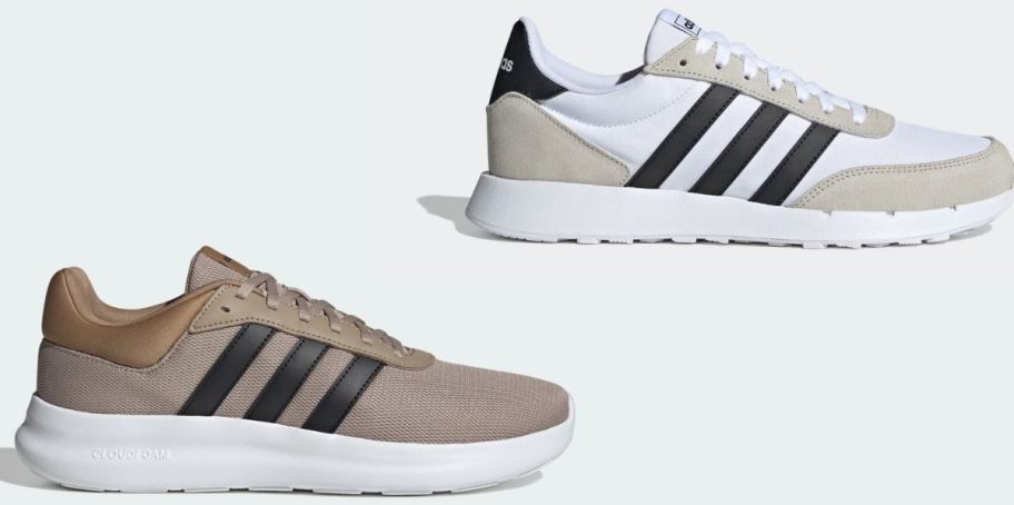 Stock images of two adidas shoes