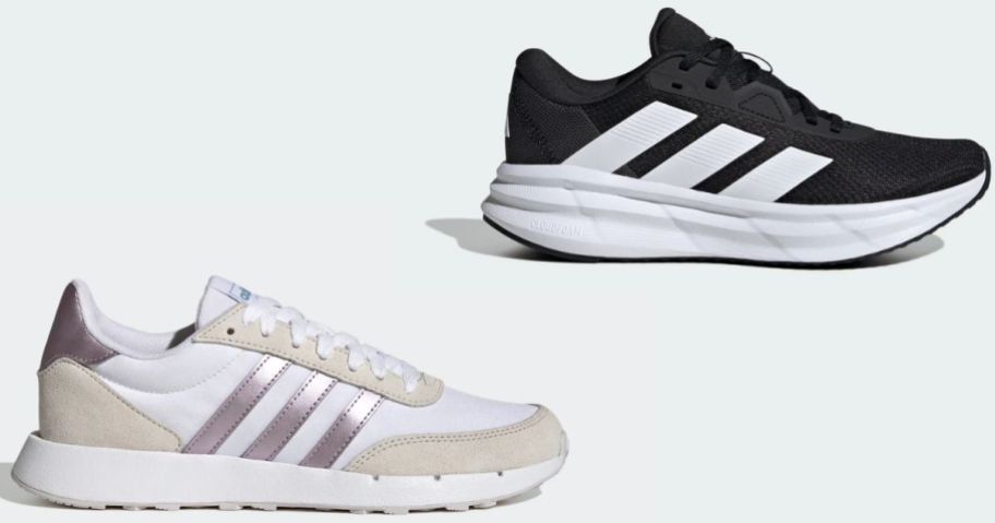 Stock images of two adidas shoes