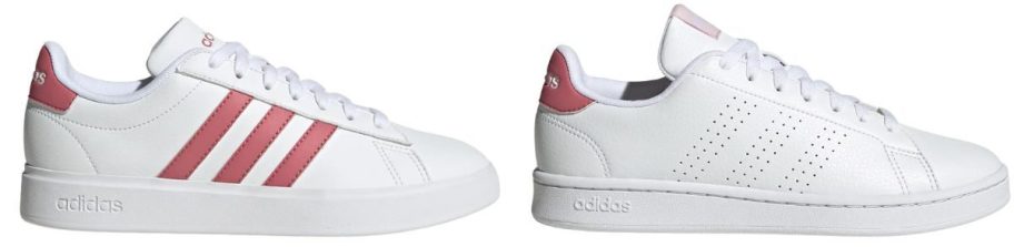 adidas Women's Grand Court Cloudfoam Lifestyle Court Comfort Shoes and Advantage Shoes