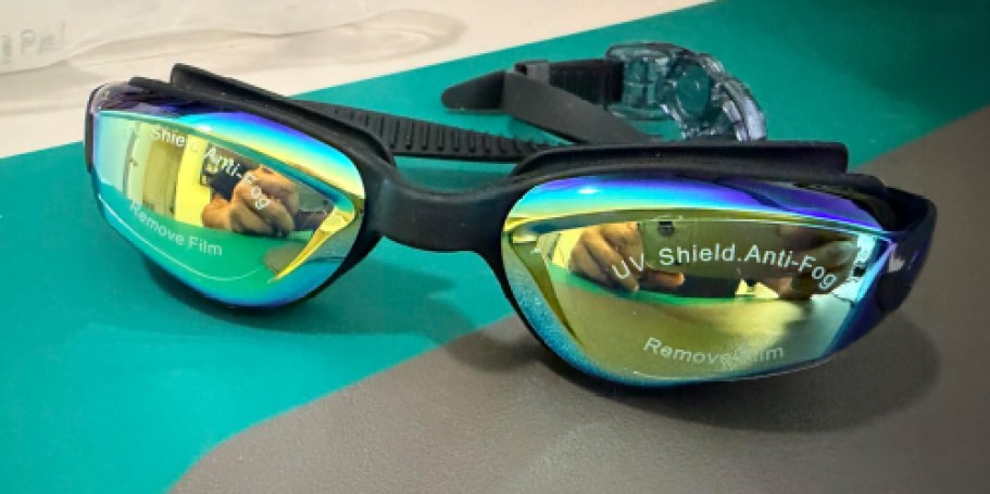 Kids Swim Goggles Only $4.99 on Amazon | Includes Case, Earplugs, & Nose Clip