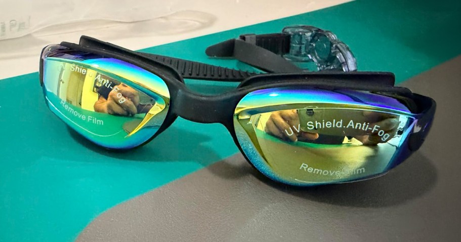 Kids Swim Goggles Only $4.99 on Amazon | Includes Case, Earplugs, & Nose Clip