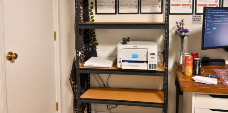 5-Tier Metal Storage Shelf Only $19 Shipped (Reg. $127)