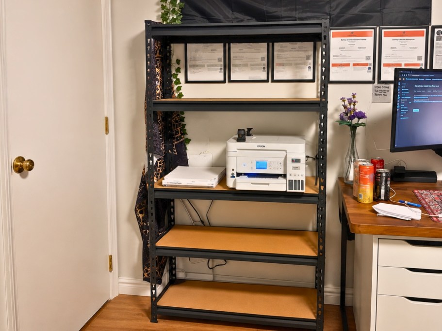 5-Tier Metal Storage Shelf Only $19 Shipped (Reg. $127)