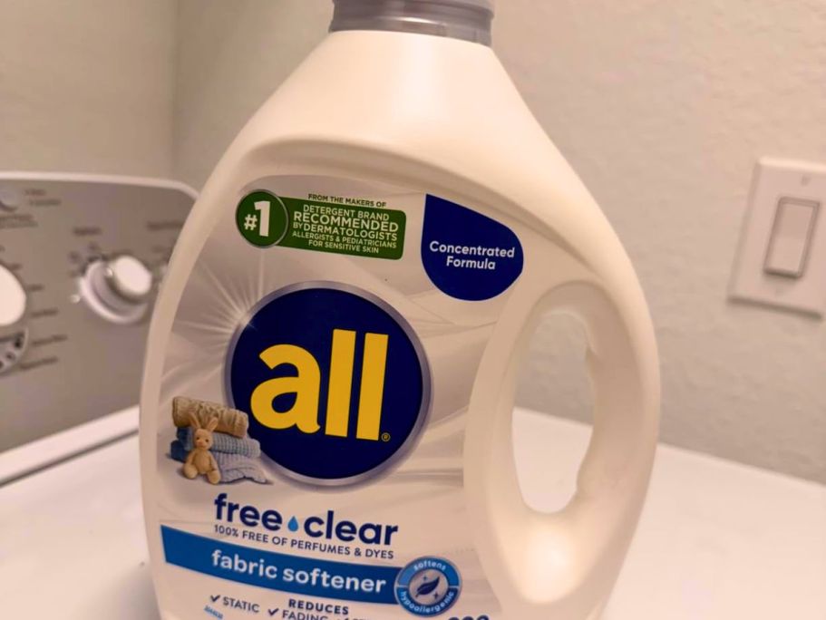 all Free Clear Fabric Softener 80oz Just $10 Shipped on Amazon