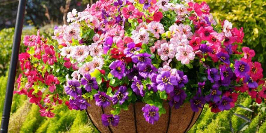 50% Off Artificial Flowers on Amazon (No-Maintenance Spring Color!)
