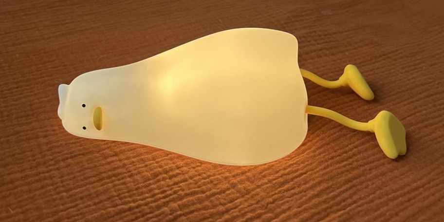 duck laying down night light 