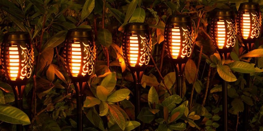 Solar Torch Lights 10-Pack Just $17.97 on Amazon (Reg. $35)