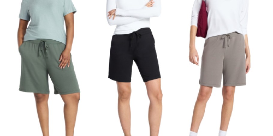Athletic Works Women’s Bermuda Shorts Only $6 on Walmart.com