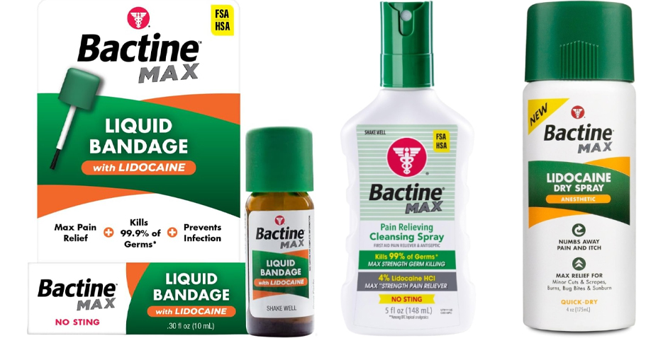 bactine liquid bandage and ointments