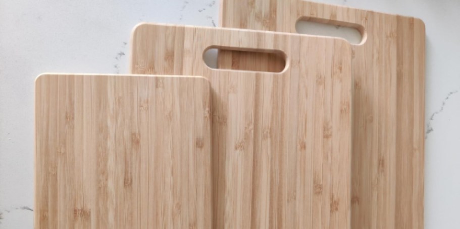 Bamboo Cutting Board 3-Piece Set Only $11.98 on Amazon (Reg. $20)
