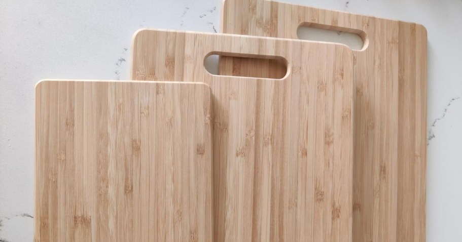 Bamboo Cutting Board 3-Piece Set Only $11.98 on Amazon (Reg. $20)