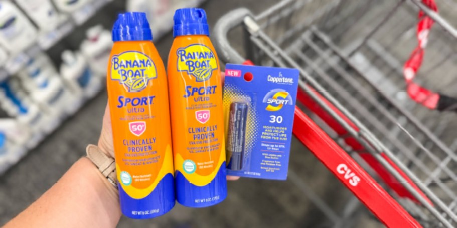 *HOT* Over $25 Worth Of Sunscreen ONLY $7.97 After CVS Rewards