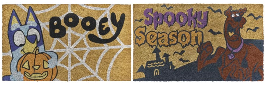 bluey and scooby doo doormats